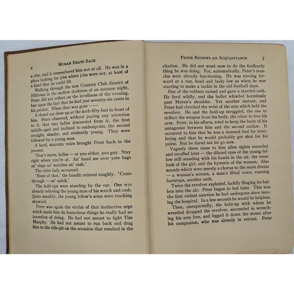 Moran Beats Back By William Macleod Raine Vintage Book Adventure Old West 1939 - Picture 13 of 16